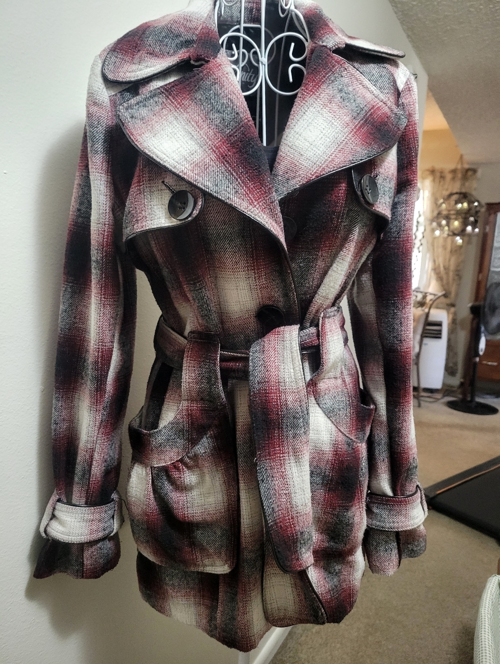 Vanity Womans Plaid Jacket